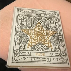 Dior White and Gold Star notebook